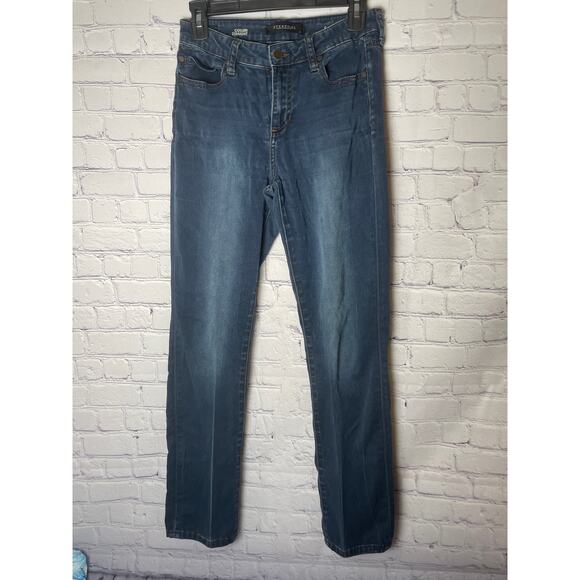 Liverpool Collen High Waisted Straight Skinny Denim Jeans Size 6/28 - Picture 1 of 6
